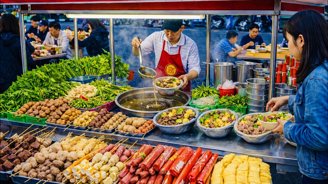 So Delicious! Top 8 Chinese Street Foods at Dongxing Border (Part 1) | Must Try Local Foods