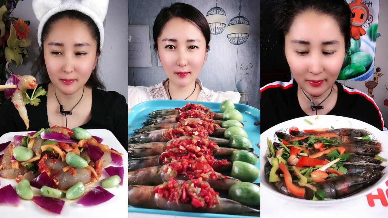 Yummy #329 Eat Shrimp 🍤🦐,Octopus 🐙 🦑 Cavani..#mukbang #seafood #food 
