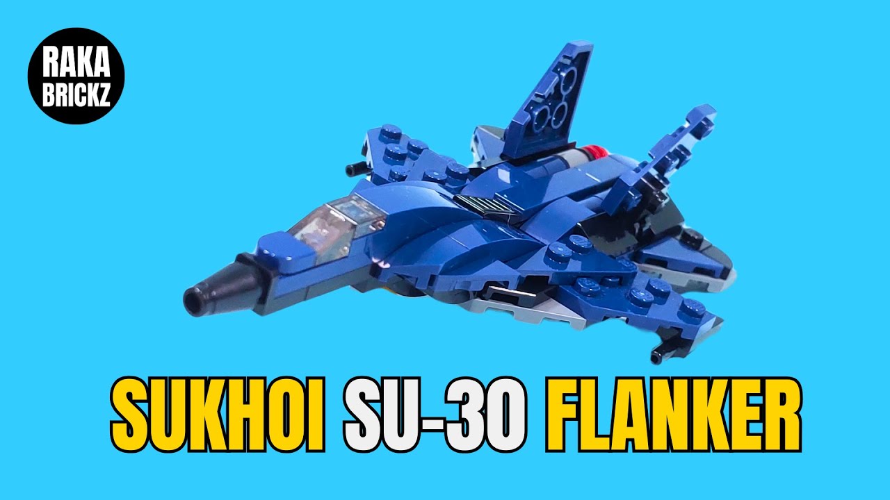 LEGO SU-30 Flanker ⚡ The Ultimate Sukhoi Micro Jet | Raka Brickz