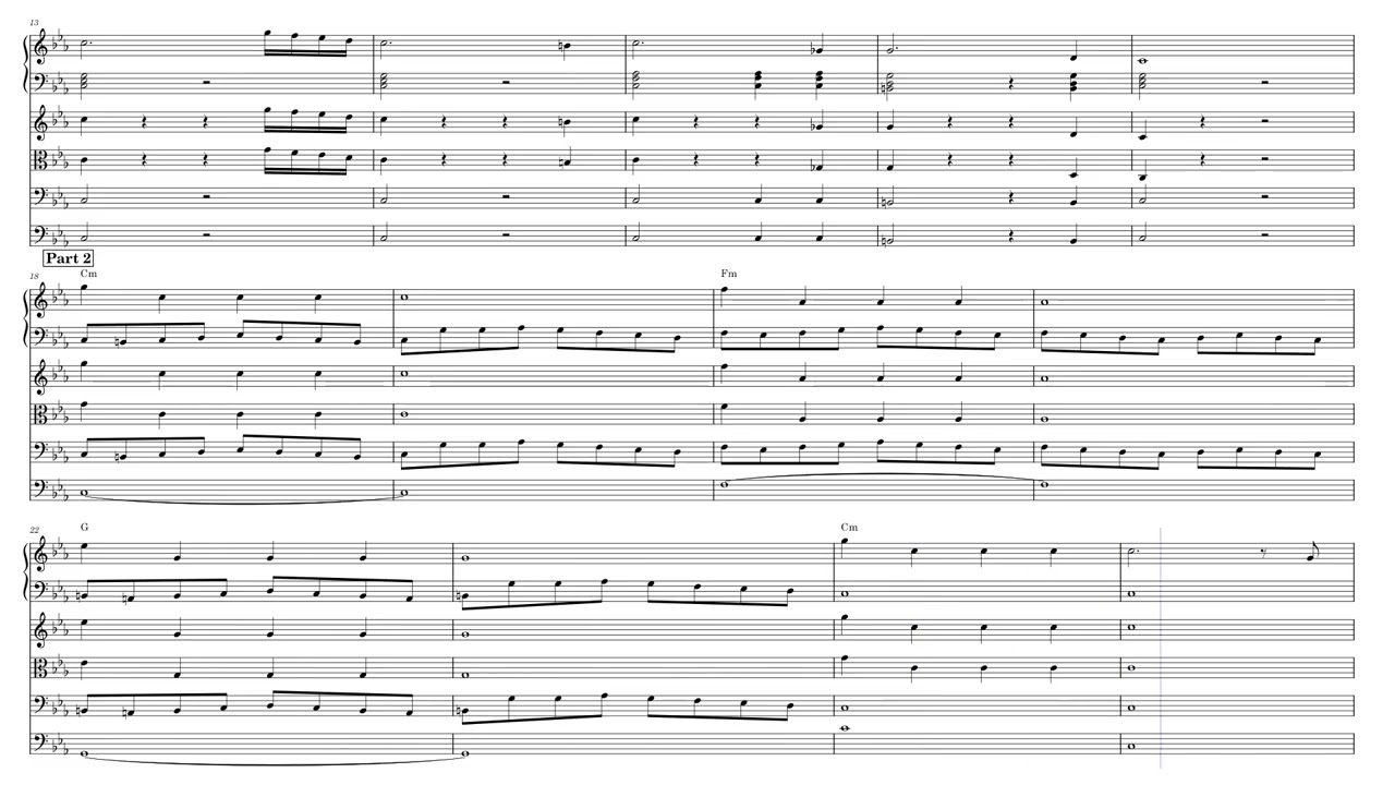 Cherishing Fryderyk (with strings) (reverb edition) Sheet Music