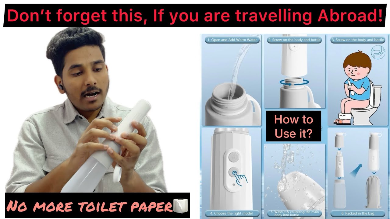 Portable Jet Spray Unboxing and Review: Essential for International Travelers!