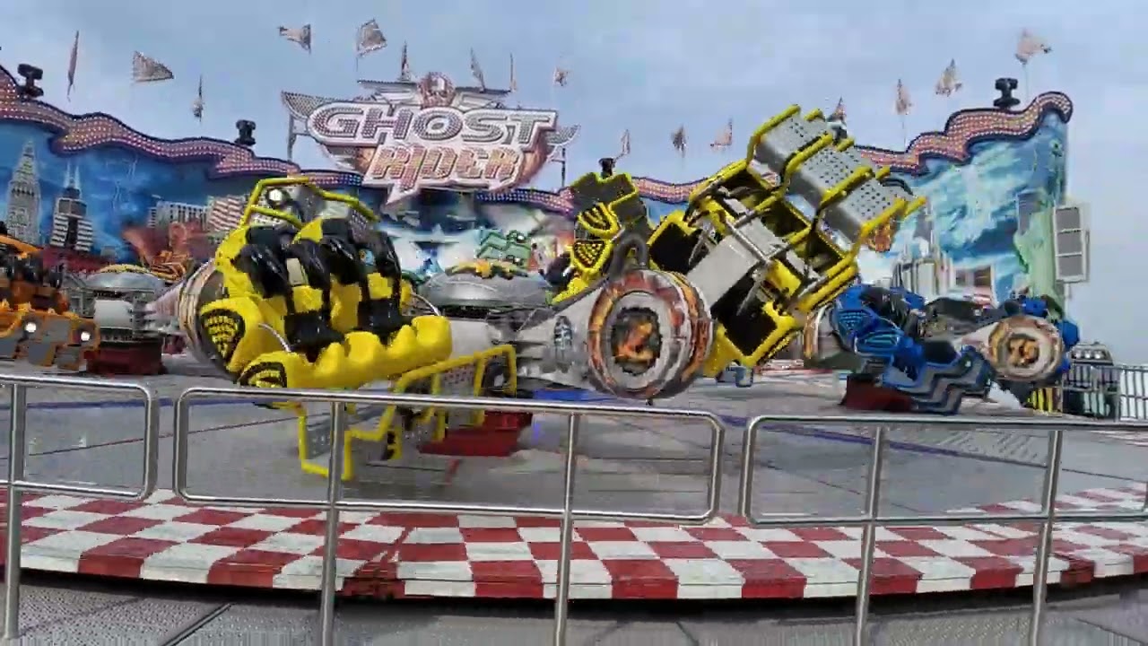 Hannover Frühlingsfest 2024 Ghost Rider 2   #ride #hannover #volksfest #fun #ghostrider