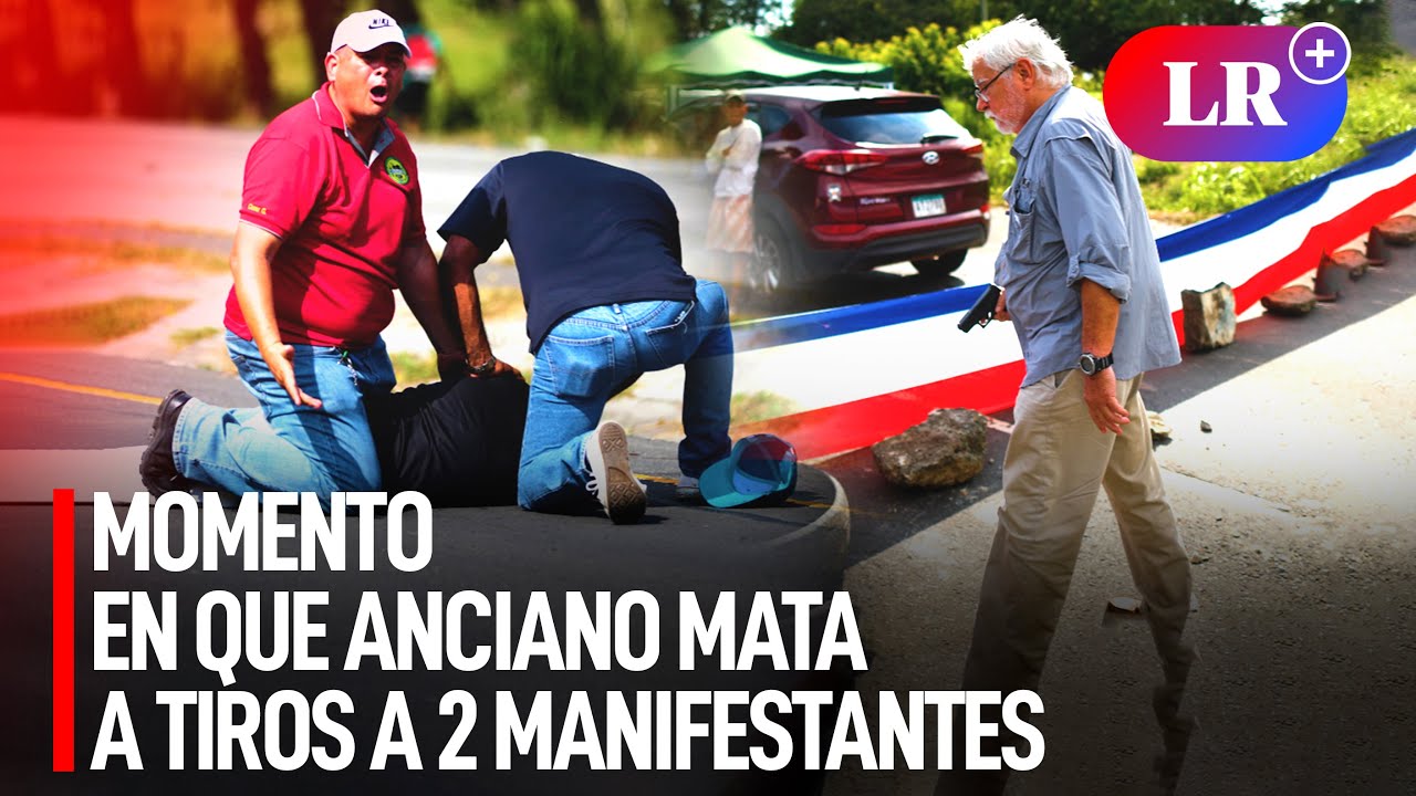 Un HOMBRE MATÓ a TIROS a 2 MANIFESTANTES que BLOQUEABAN una CARRETERA como protesta en Panamá | 