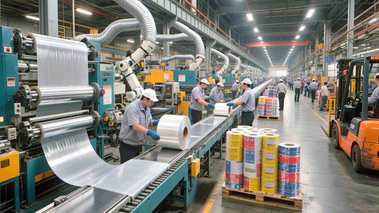 📦 Cinta adhesiva &ndash; C&oacute;mo se fabrica el invento que lo pega todo | F&aacute;brica Manica
