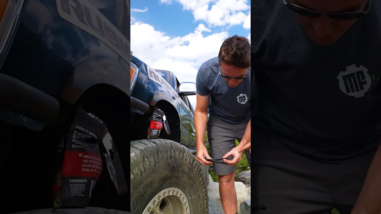 How to decide which GlueTread patch to use for your sidewall damage! #offroading #4x4offroad