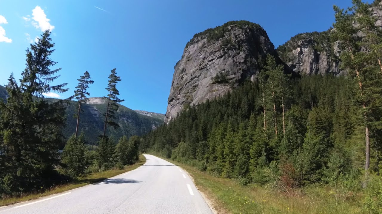 Norwegian Cycle Route 3 Kristiansand-Setesdal-Hovden #cycling #norway  #hyperlapse