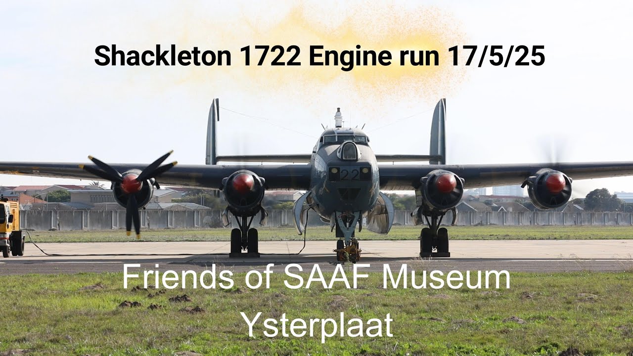 Shackleton 1722 Engine Run 17 May 25 Cape Town