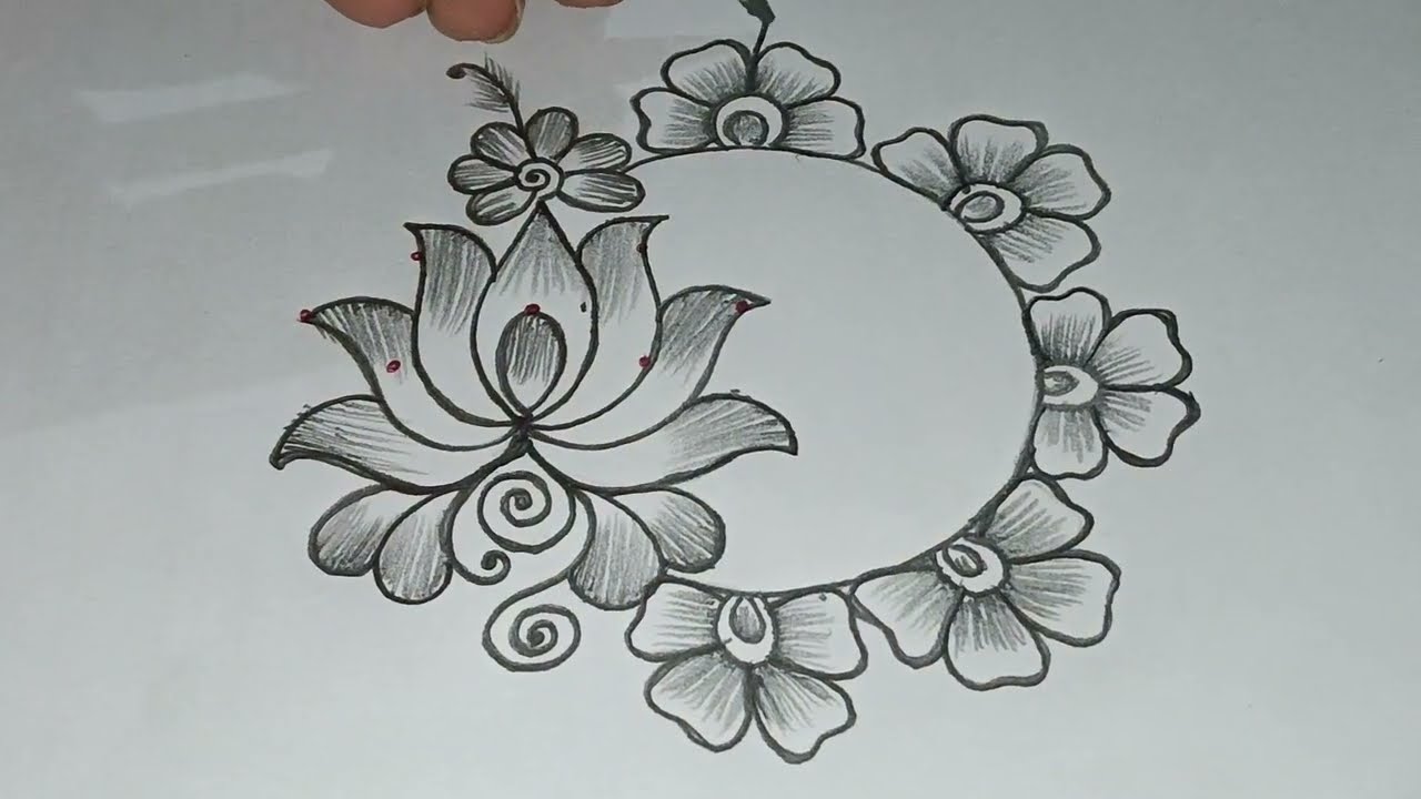Happy new year special rangoli design 🌺 festival rangoli design 🌺 simple rangoli design 🌺 easy
