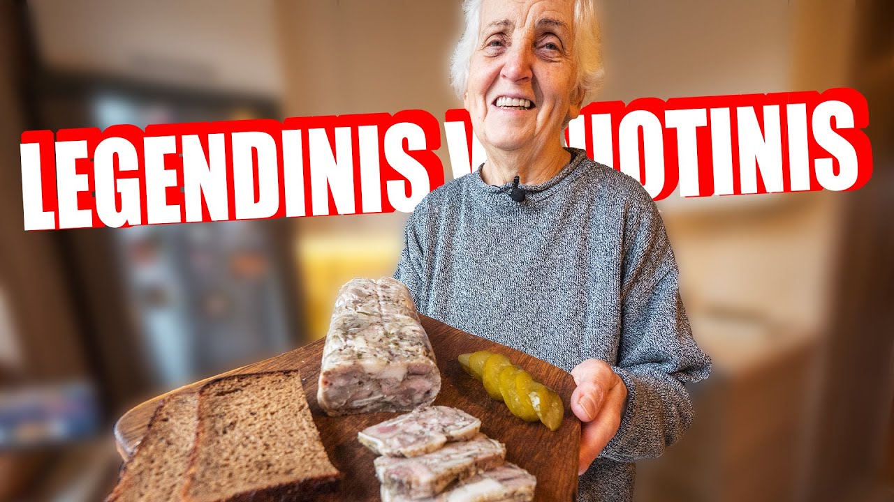 Legendinis kiaulės galvos vyniotinis