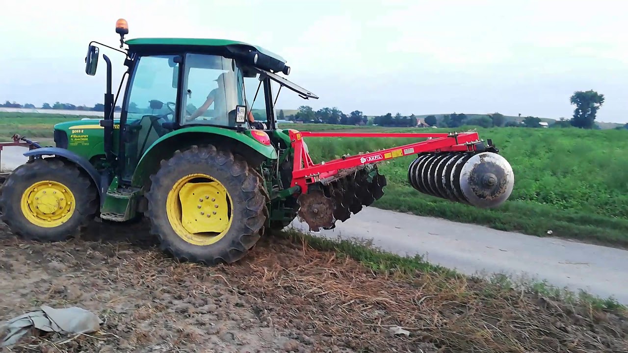Talerzowanie 2018 John deere 5055e