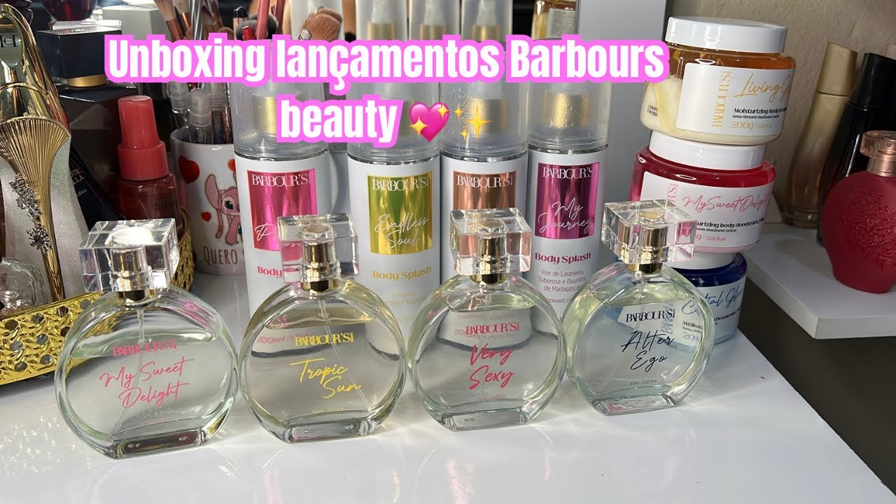 UNBOXING LANÇAMENTOS BARBOURS BEAUTY