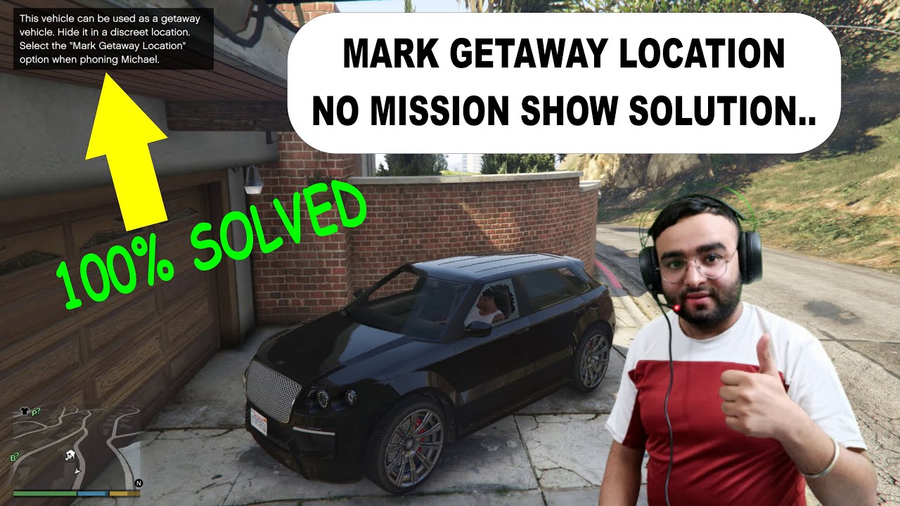 GTA 5 GAMEPLAY  #11  NO MISSION SOLUTION MARK GETAWAY LOCATION