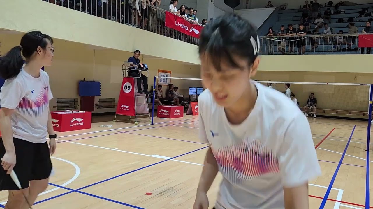 2026李寧中國醫大盃 大專女雙預賽 陽明交通大學 黃于真邱翊榛 vs 簡允允王惟欣