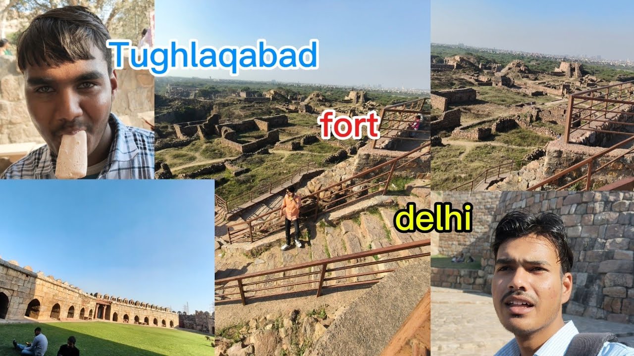 Tughlakabad fort tour delhi part 2 funny vlogs with friends 😀💀