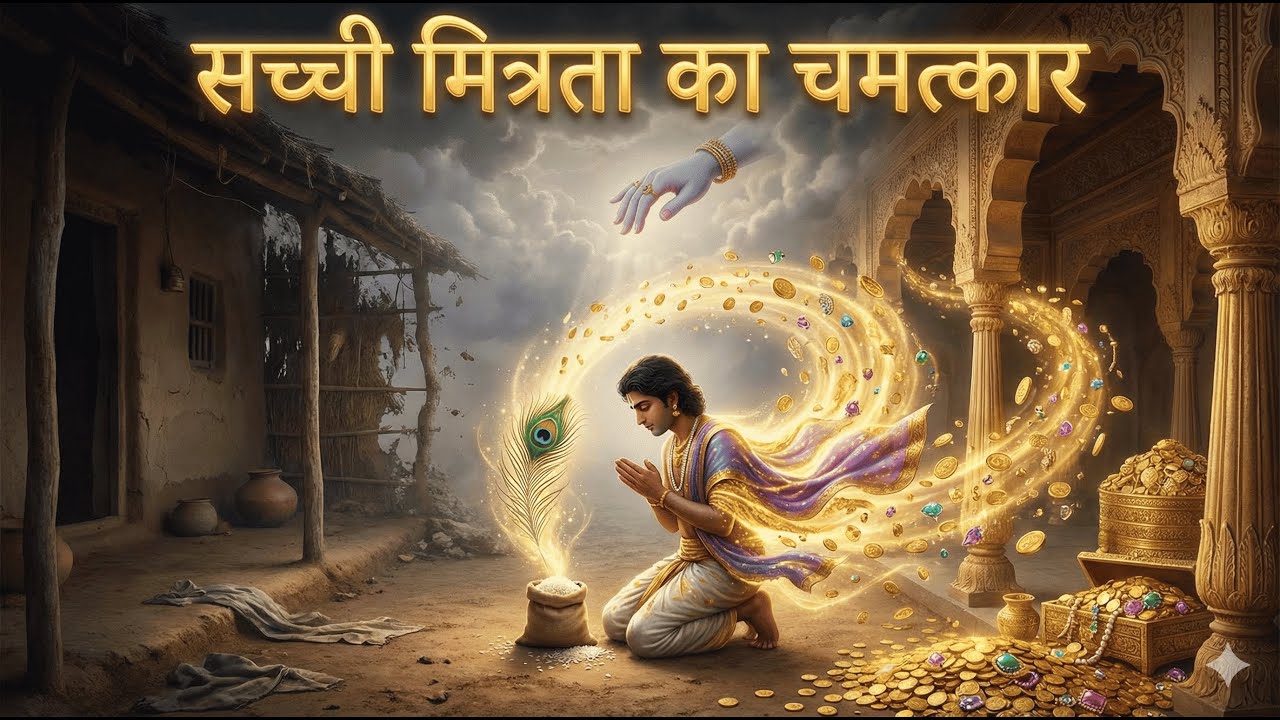 कृष्ण और सुदामा की अनसुनी कहानी | सच्ची मित्रता का चमत्कार | The Story Dude