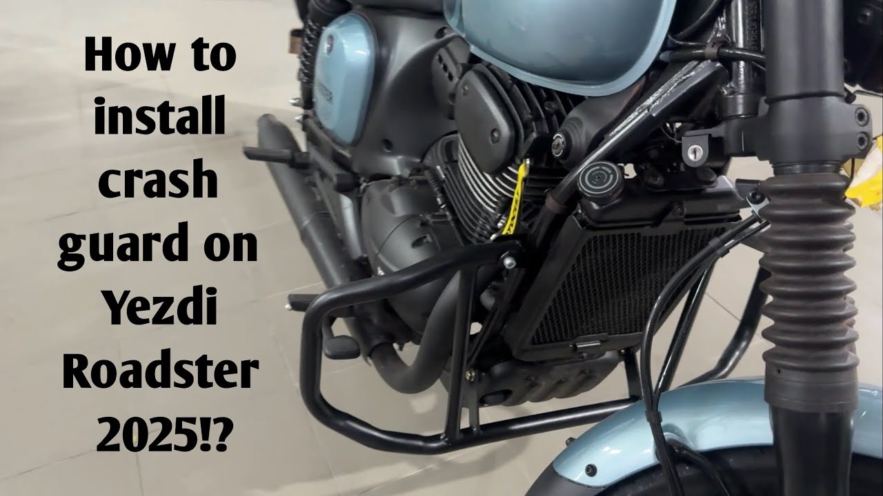 How to Install Crash Guard on Yezdi Roadster 2025 | #yezdiroadster #kstdigitaldiaries 