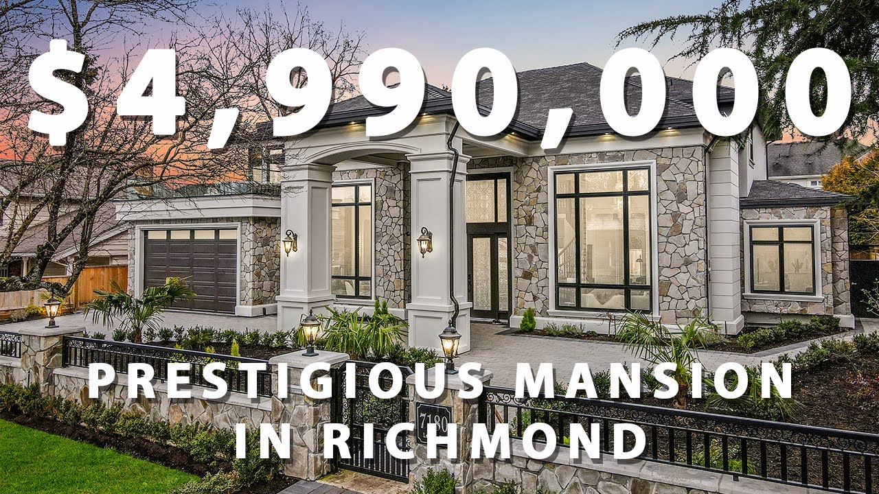 Inside a $4,990,000 Elegantly Designed Mansion in Richmond BC, Canada | Vancouver Home Tours