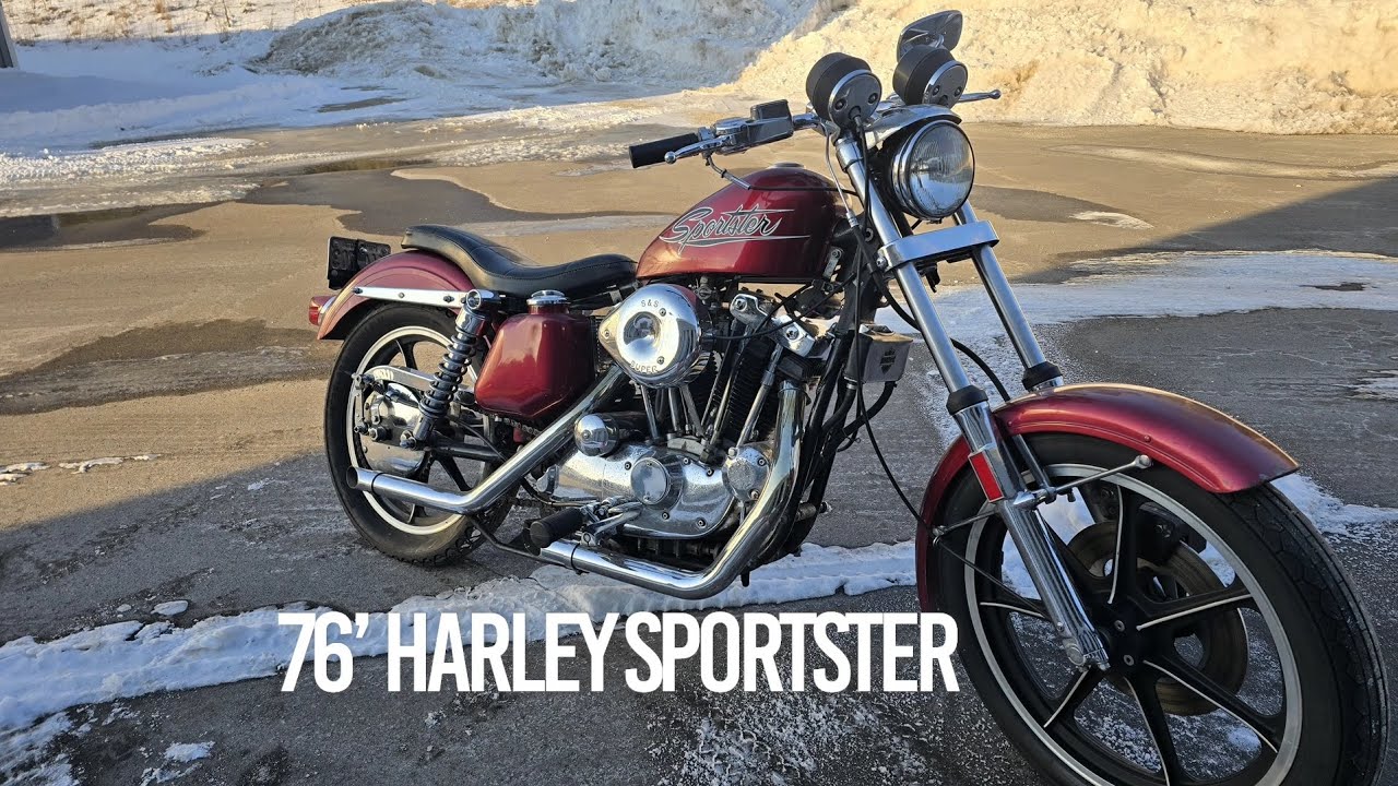 76 Harley Davidson Sportster Ironhead Project