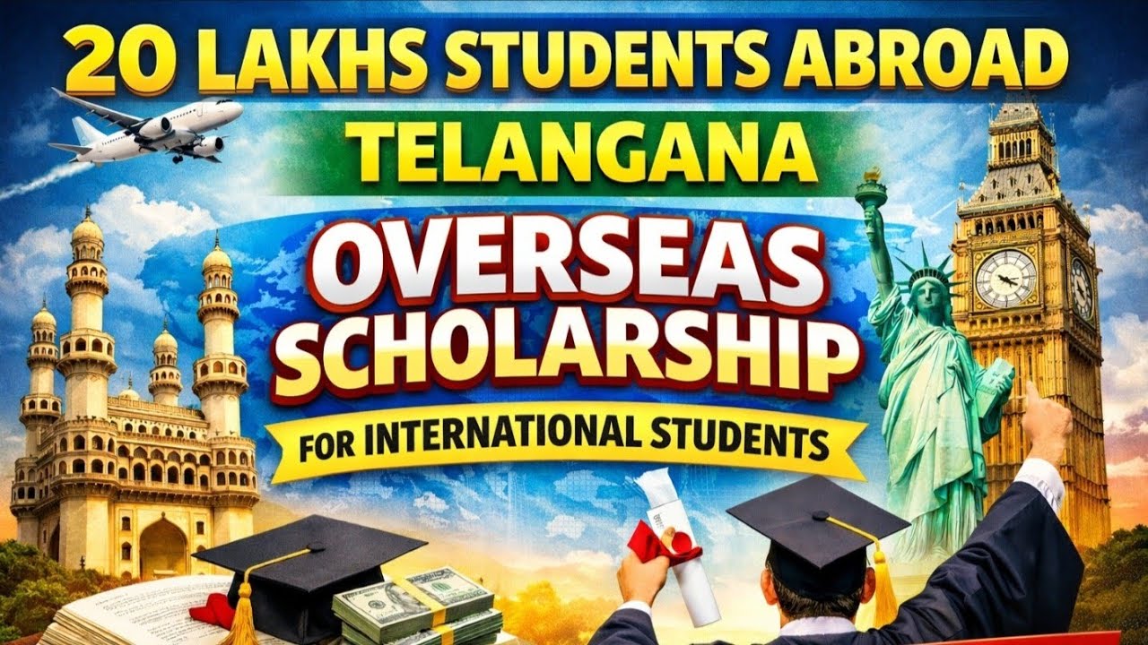 Telangana Overseas Scholarship 2026 | Get ₹20 Lakhs to Study Abroad | Paris_lo_TeluguAbbayi 🇮🇳🇫🇷