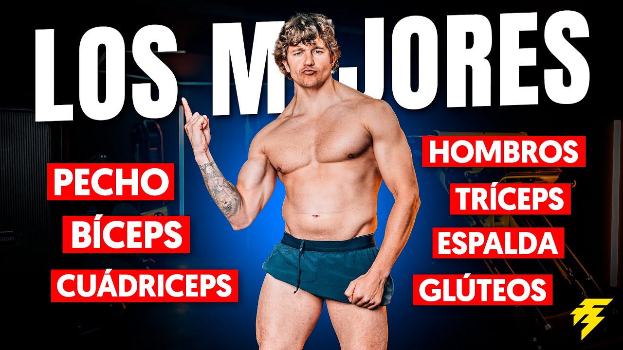 TOP 3 Ejercicios para cada Grupo Muscular (si quieres ganar músculo)