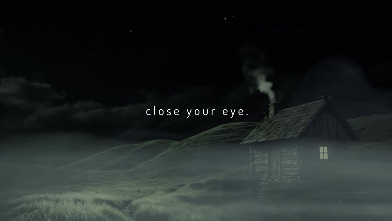 close your eyes and let the quiet find you.