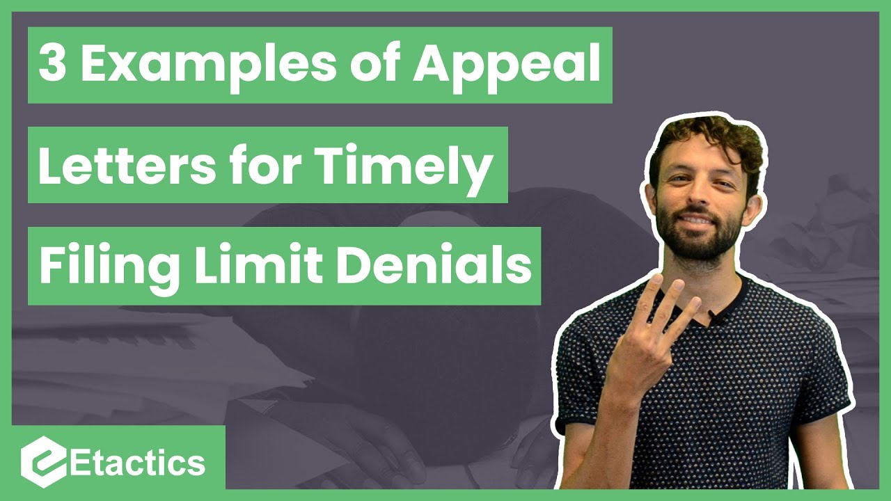 3 Killer Examples of Effective Appeal Letters for Timely Filing Denials
