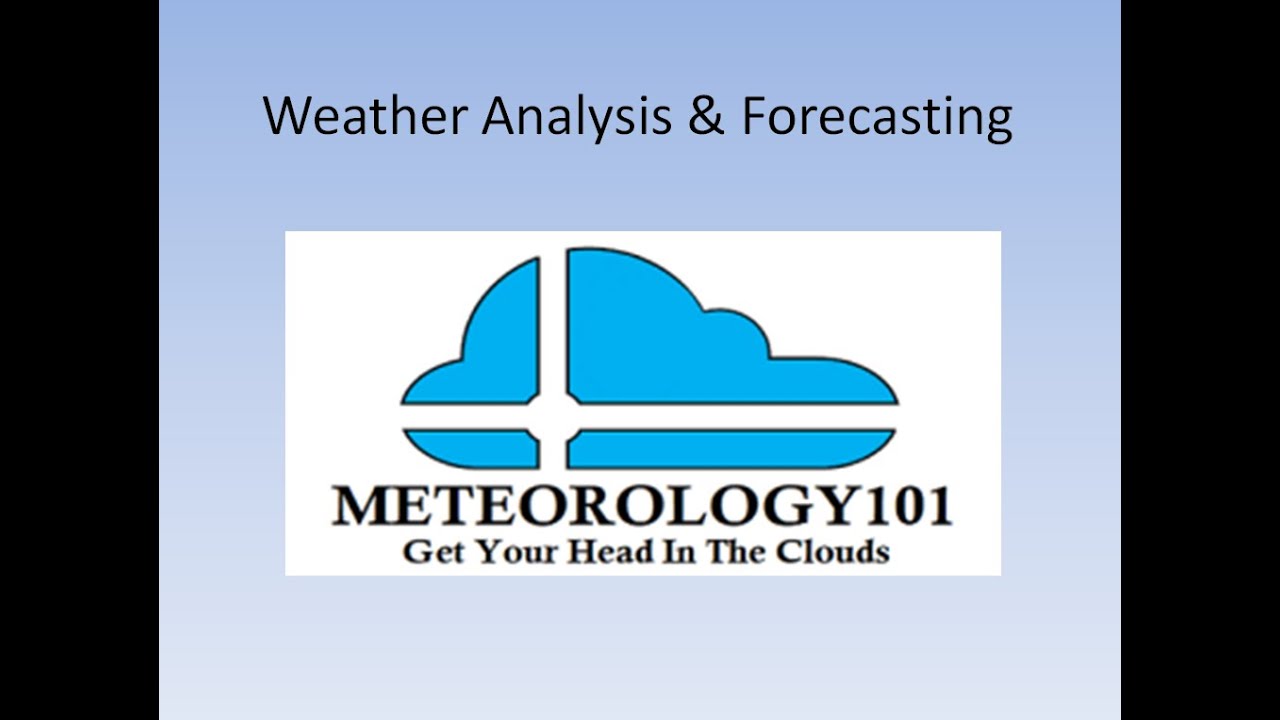 Weather Analysis & Forecasting Physics Part 1