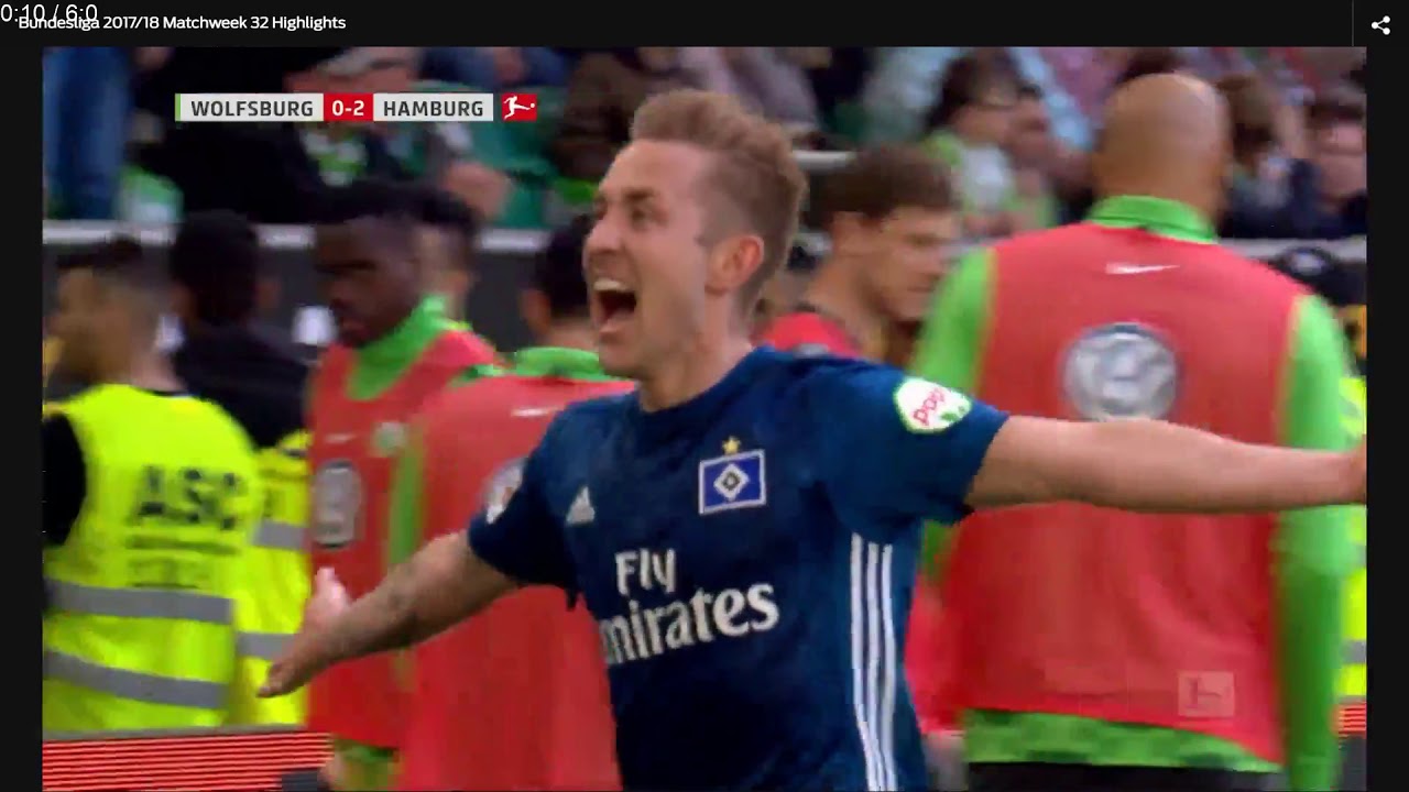 Wolfsburg vs HSV Highlights 17/18