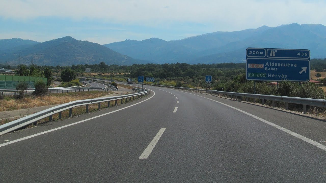 Spain: A-66 Plasencia - Béjar (Extremadura)