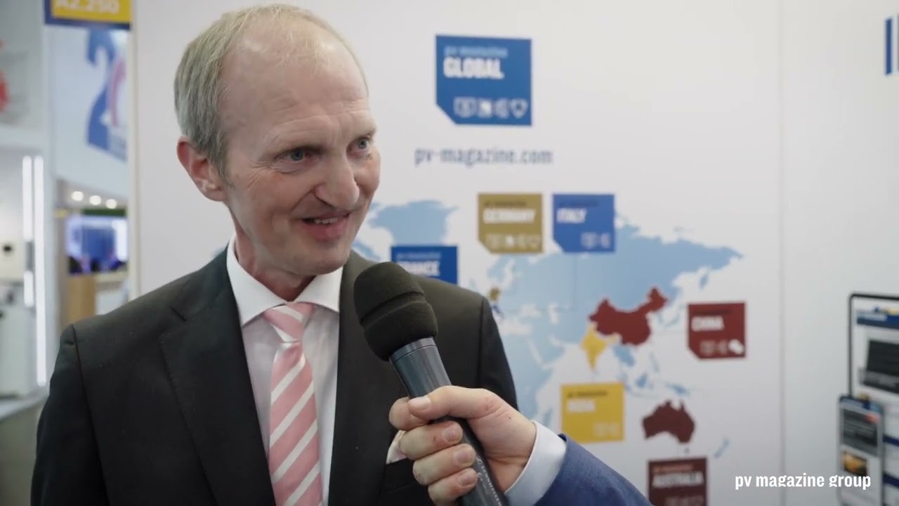 Intersolar EU 2023 - J&ouml;rg Ebel, Co-President of the - BSW Bundesverband Solarwirtschaft