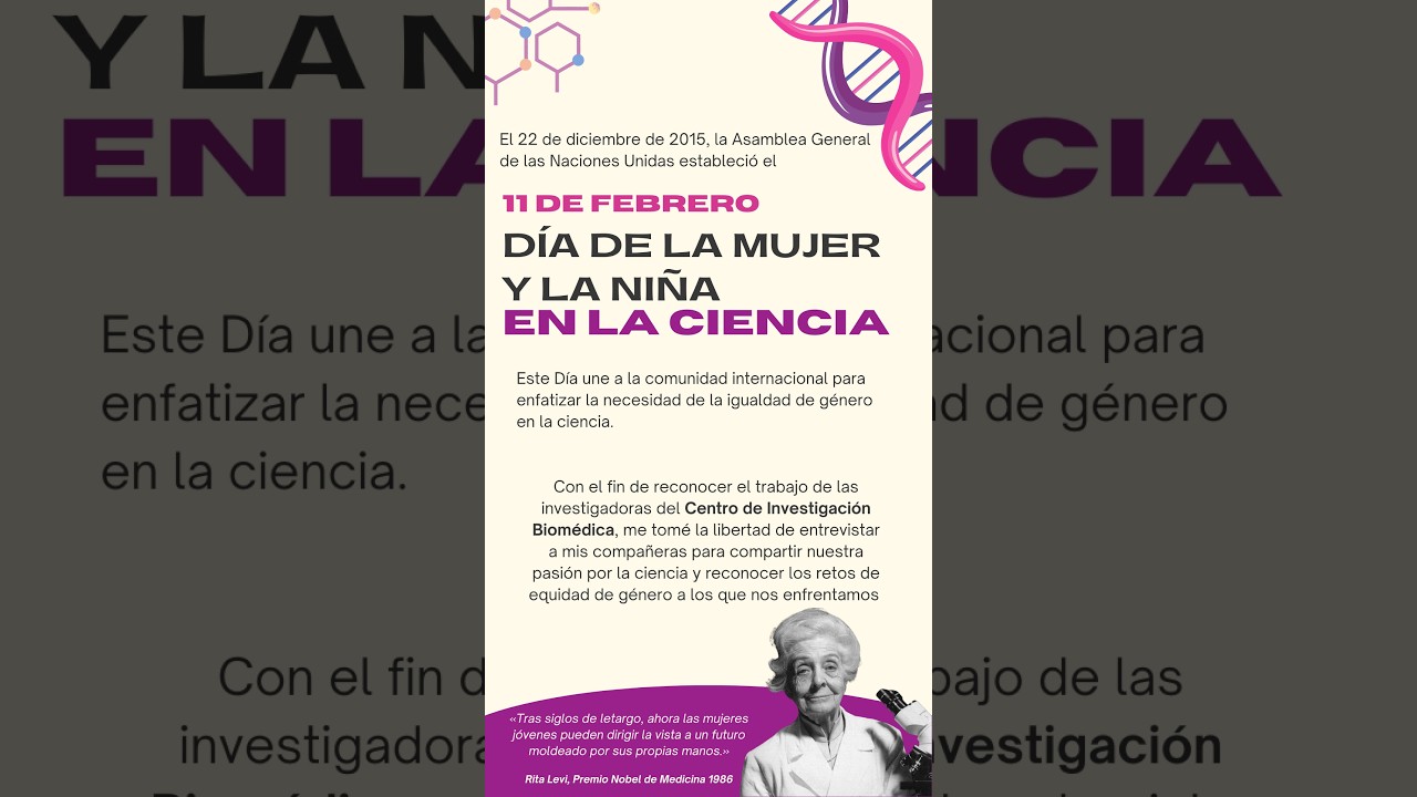 Día de la mujer y la niña en la ciencia 2026