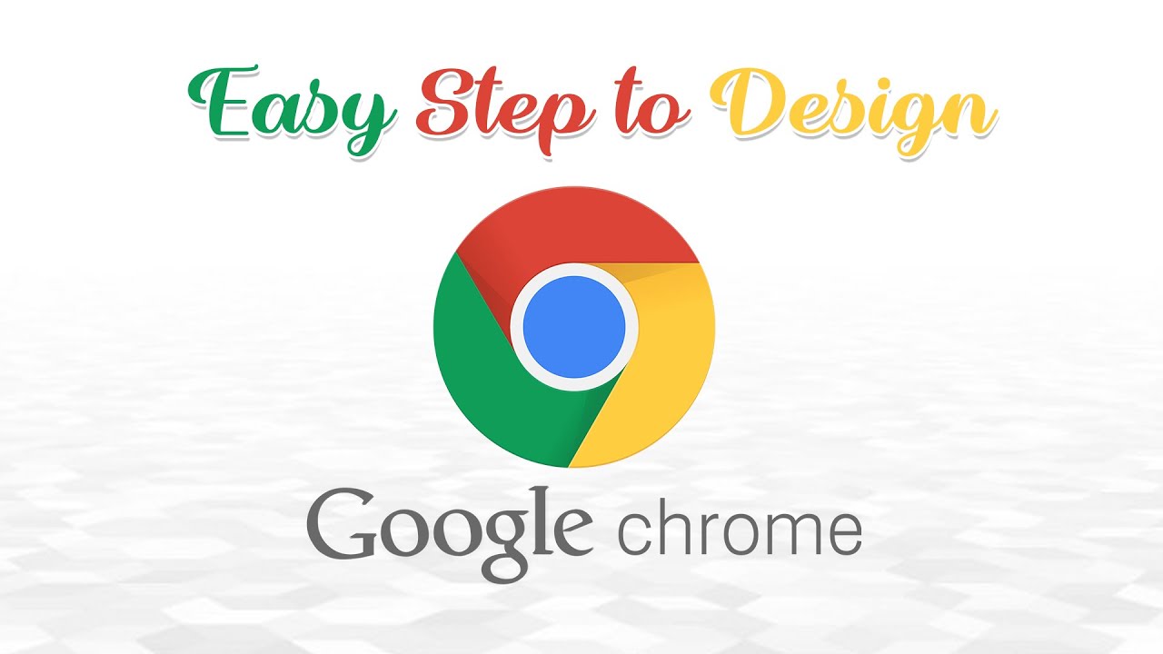 How to Design Google Chrome Logo | Logo Design | Brand Logo Practice