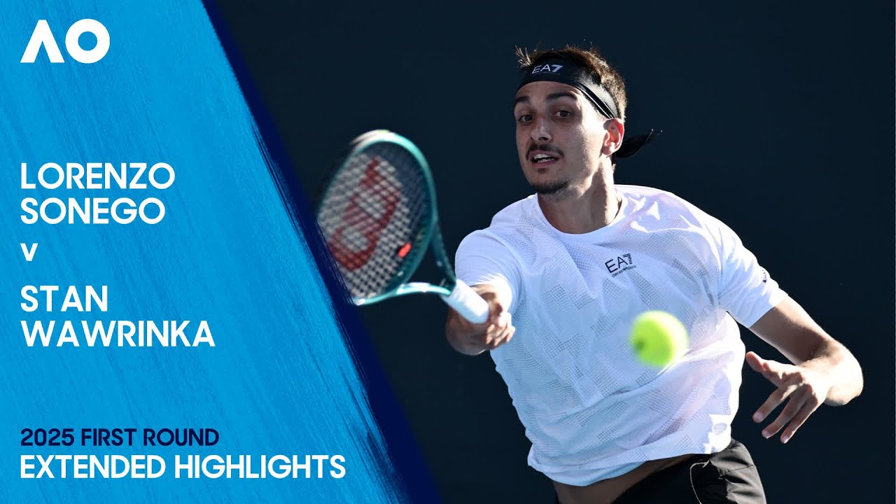 Lorenzo Sonego v Stan Wawrinka Extended Highlights | Australian Open 2025 First Round