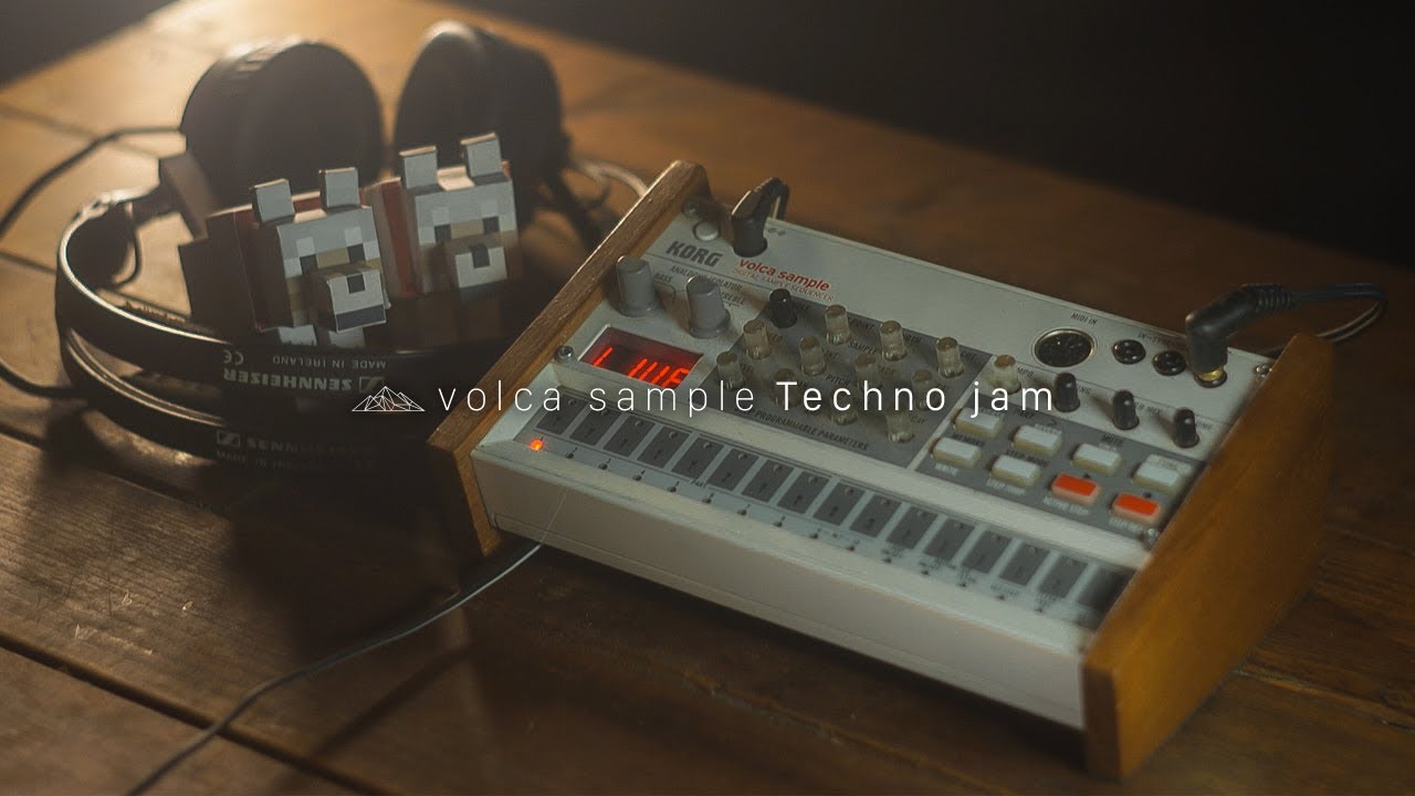 KORG volca sample / Techno jam【テクノ/シンセ】