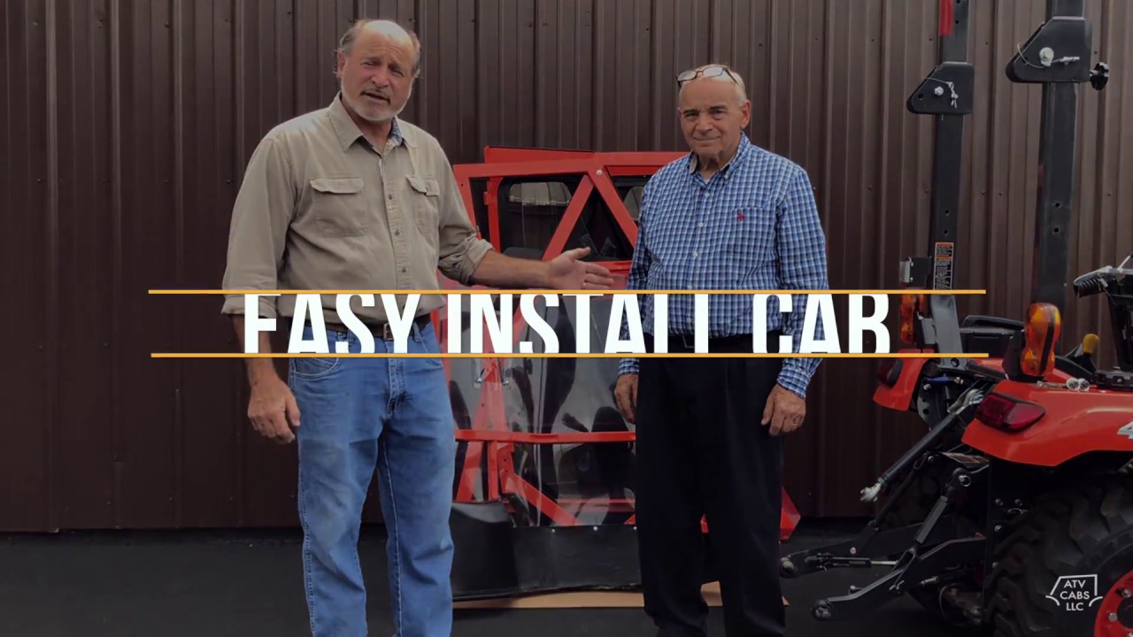 Kubota BX2380 Tractor Cab - 80 Series Tractor Cab Installation
