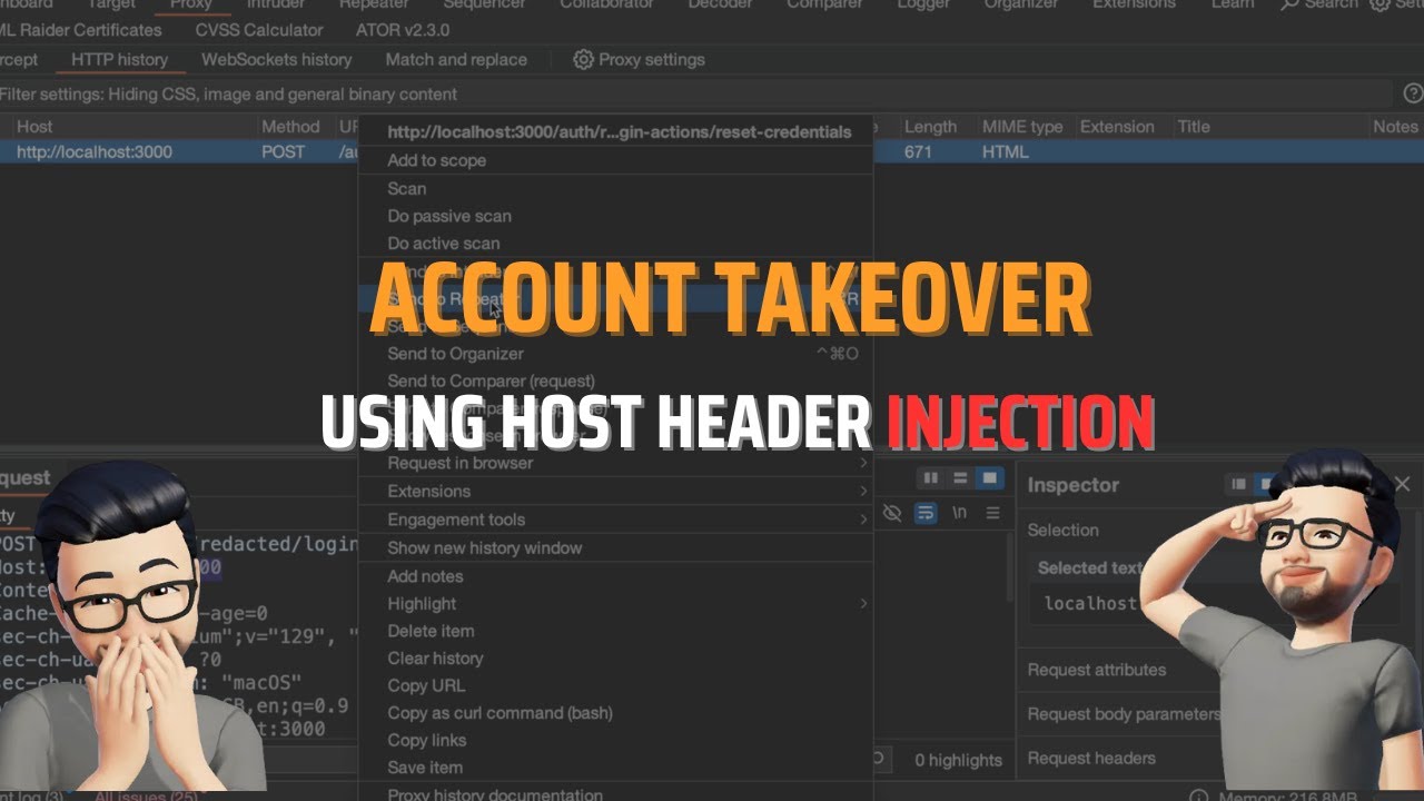 Bugbounty: Host Header Injection to Account Takeover | Hands on | Practical