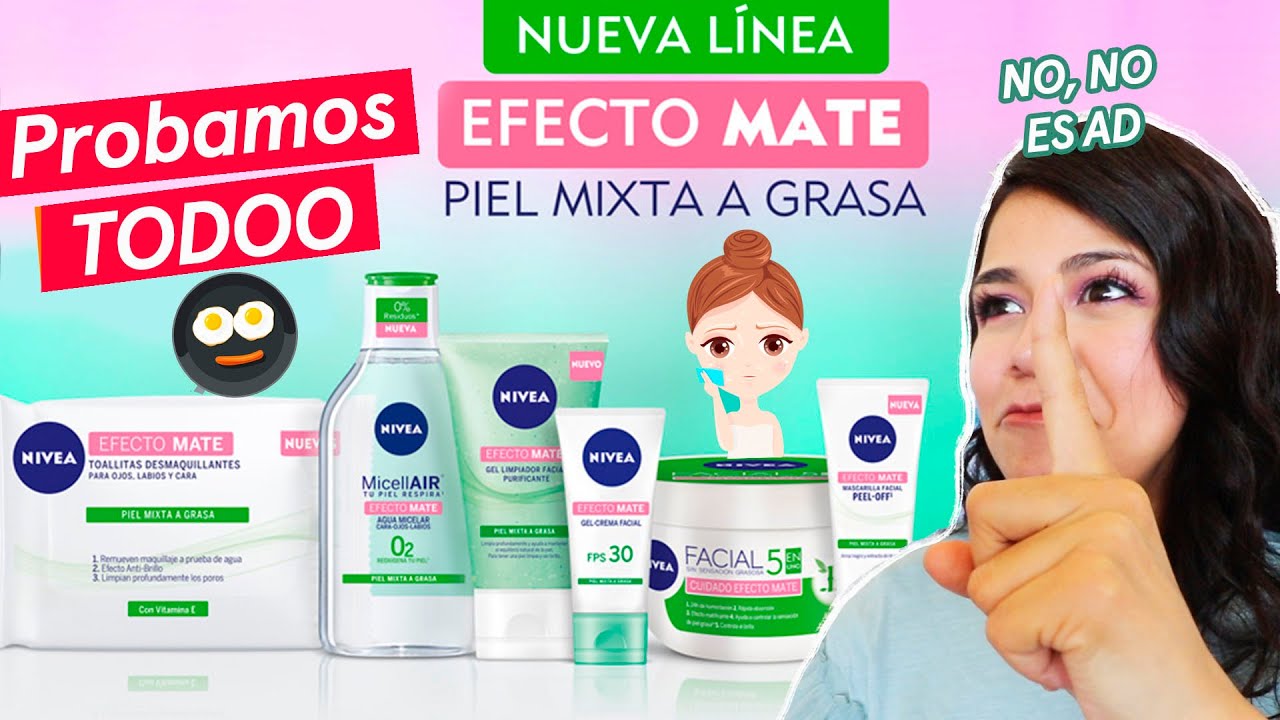 SKINCARE BARATIIN💧// NIVEA EFECTO MATE (RESEÑA)