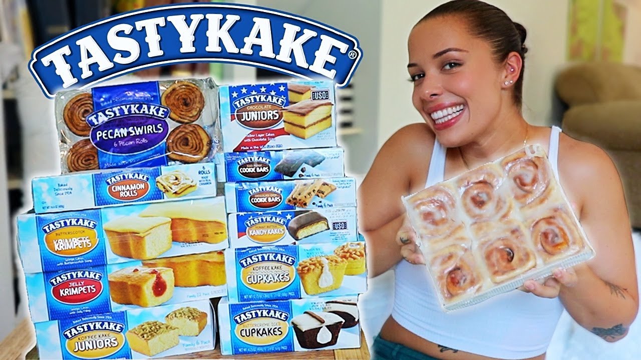 Huge TASTYKAKE Taste Test!!!!
