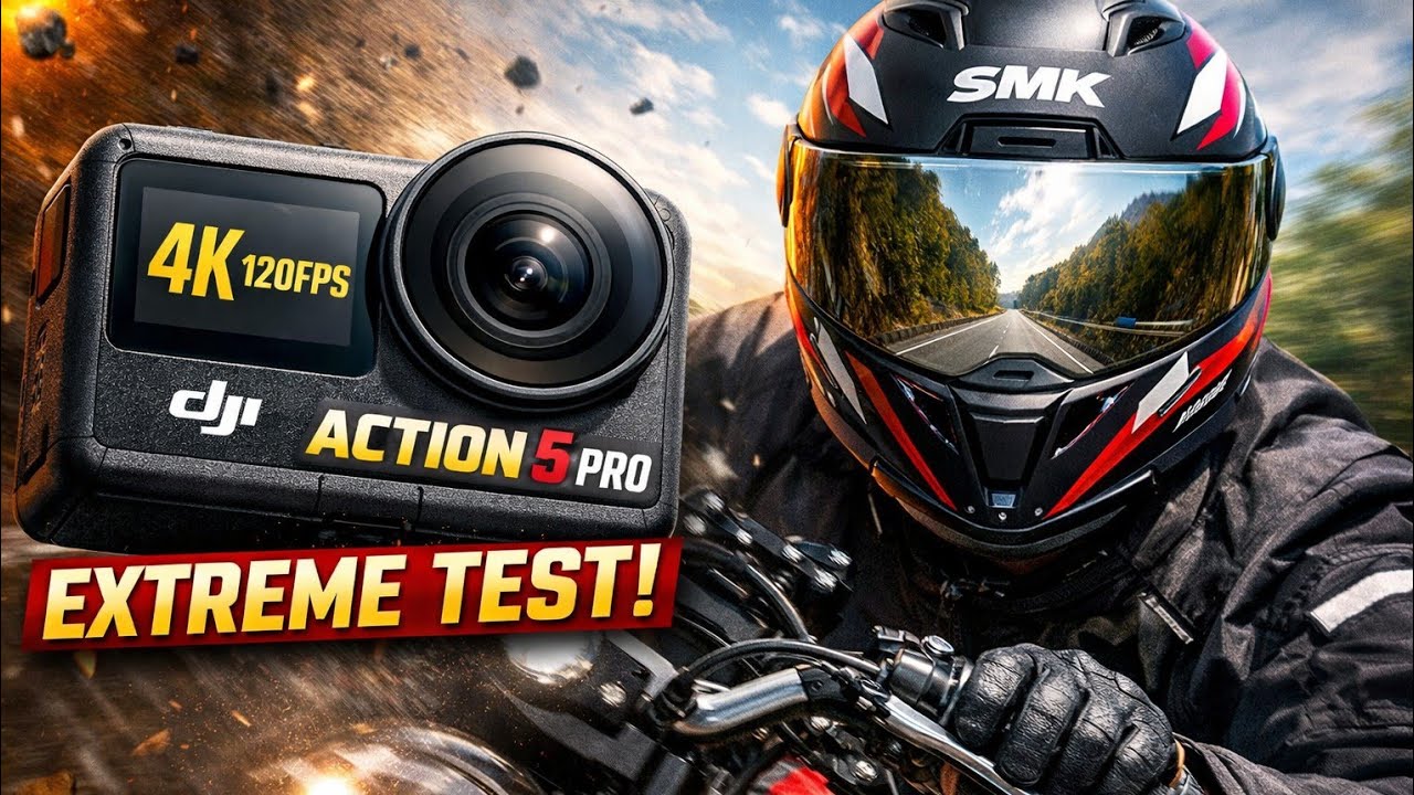 DJI Action 5 Pro – Real Moto Vlog Camera Test 🏍️🔥 | POV Ride India 2026|
