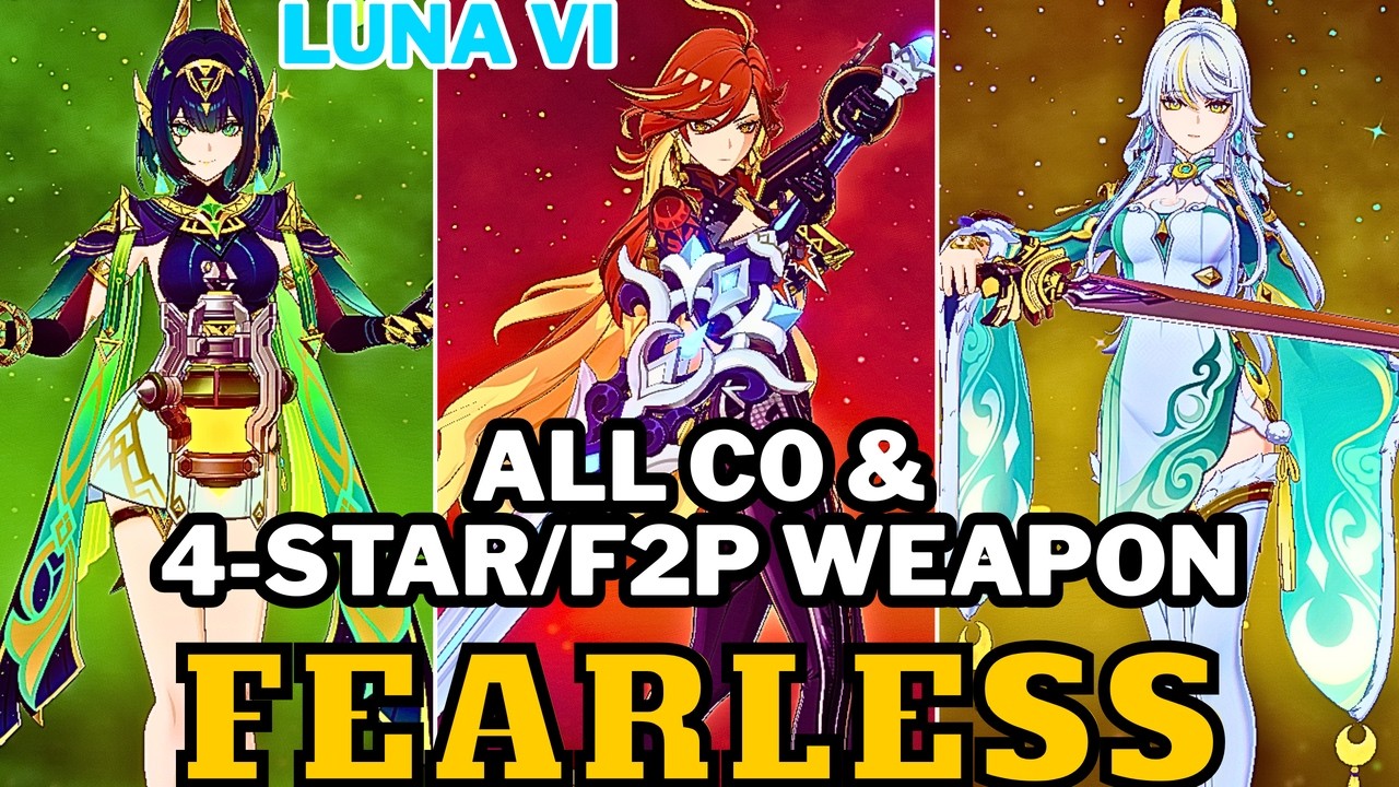 【NEW Stygian Onslaught 6.5/Luna VI】 C0 Nefer x C0 Mavuika x C0 Zibai | Fearless Difficulty 5