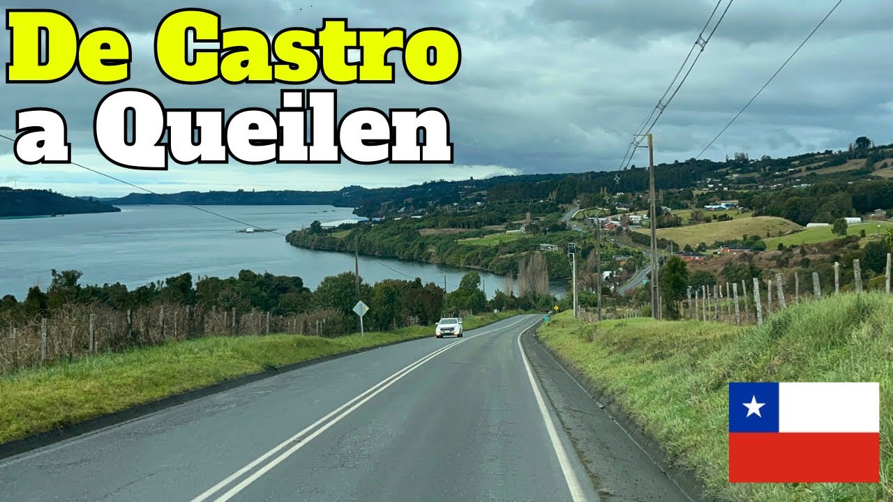 CHILE EN BUS 🇨🇱- De CASTRO a QUEILEN, CHILOÉ 🚍🌊🛣️