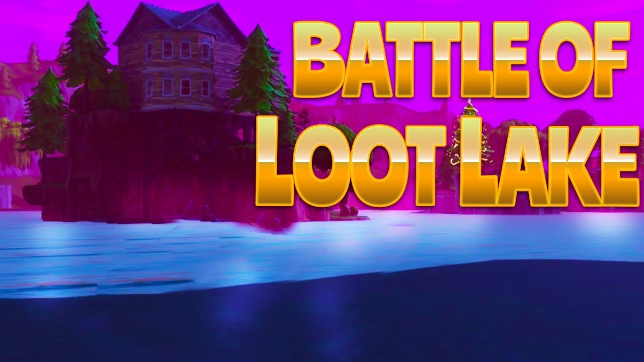 BATTLE OF LOOT LAKE (Fortnite Battle Royale) | rhinoCRUNCH