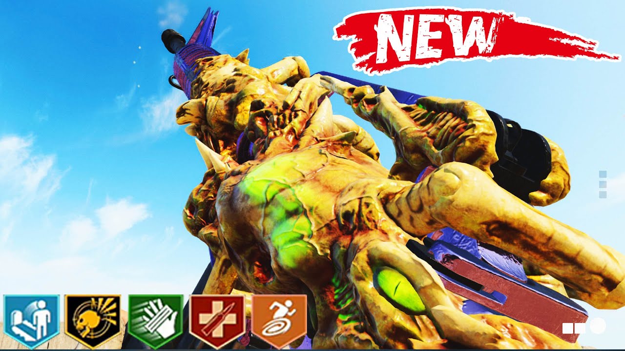 New Alien infestation Weapon in Zombies has Toxic Elemental Damage (Cold War: Zombies)