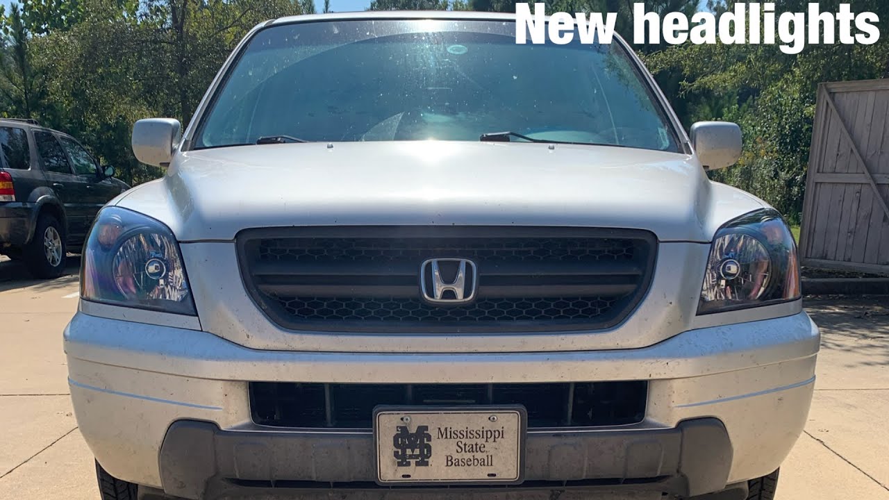 Honda Pilot NEW Black Headlight Assembly