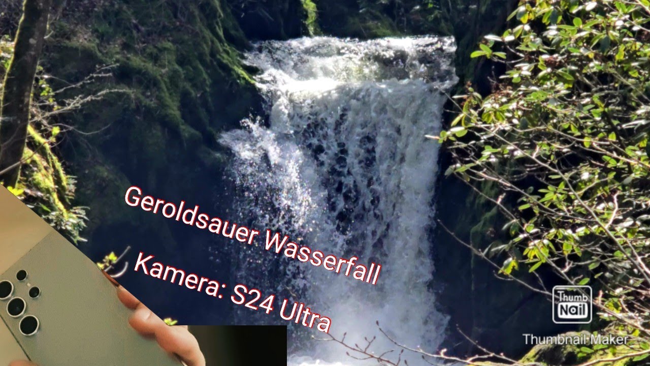 Samsung Galaxy S24 Ultra ProShot Kamera App 25 FPS UHD - Geroldsauer Wasserfall 26.März 2024