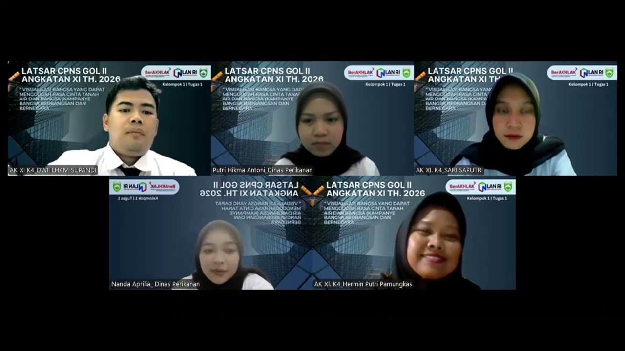 ANGTN XI LATSAR CPNS BANYUASIN-KEL.4 (Sub Kel 1)PODCAST DIALOG KEBANGSAAN- VISUALISASI BANGSA