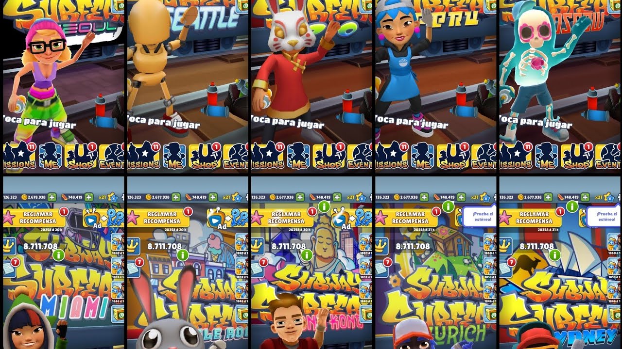TRAVEL ALL WORLD TOUR SUBWAY SURFER OLD VERSION - By Ricardito