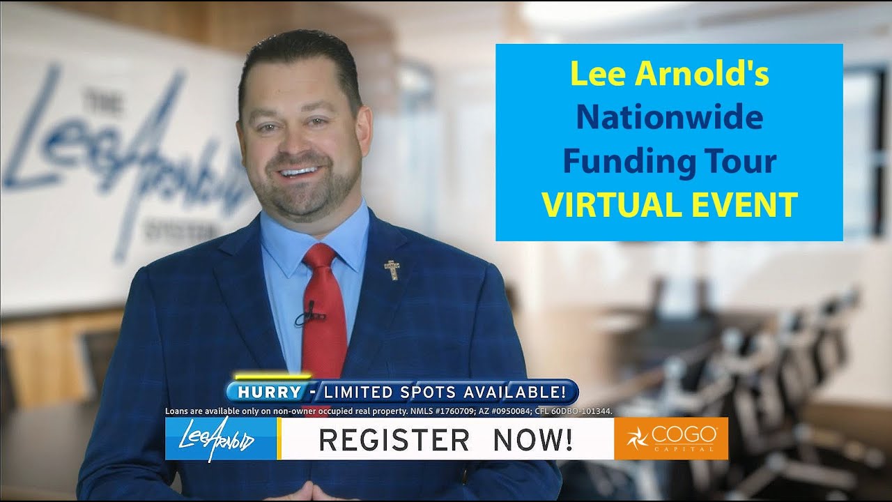 Lee Arnold's NEW Nationwide Funding Tour VIRTUAL EVENT Livestream