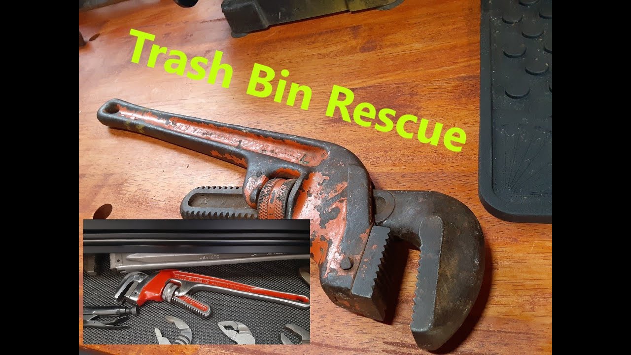 Dumpster Tool Rescue - Ridgid E18 Pipe Wrench