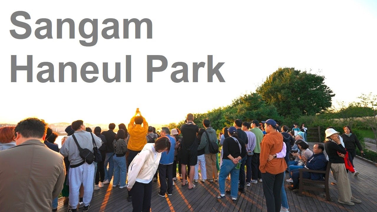 Enjoy fall on the first day of October at Sangam Sky Park and World Cup Park | Seoul Korea 4K HDR
